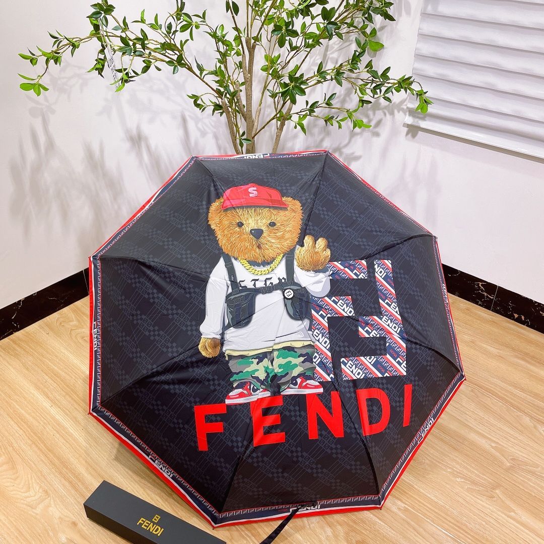 Fendi 折りたたみ傘/新品 そげ