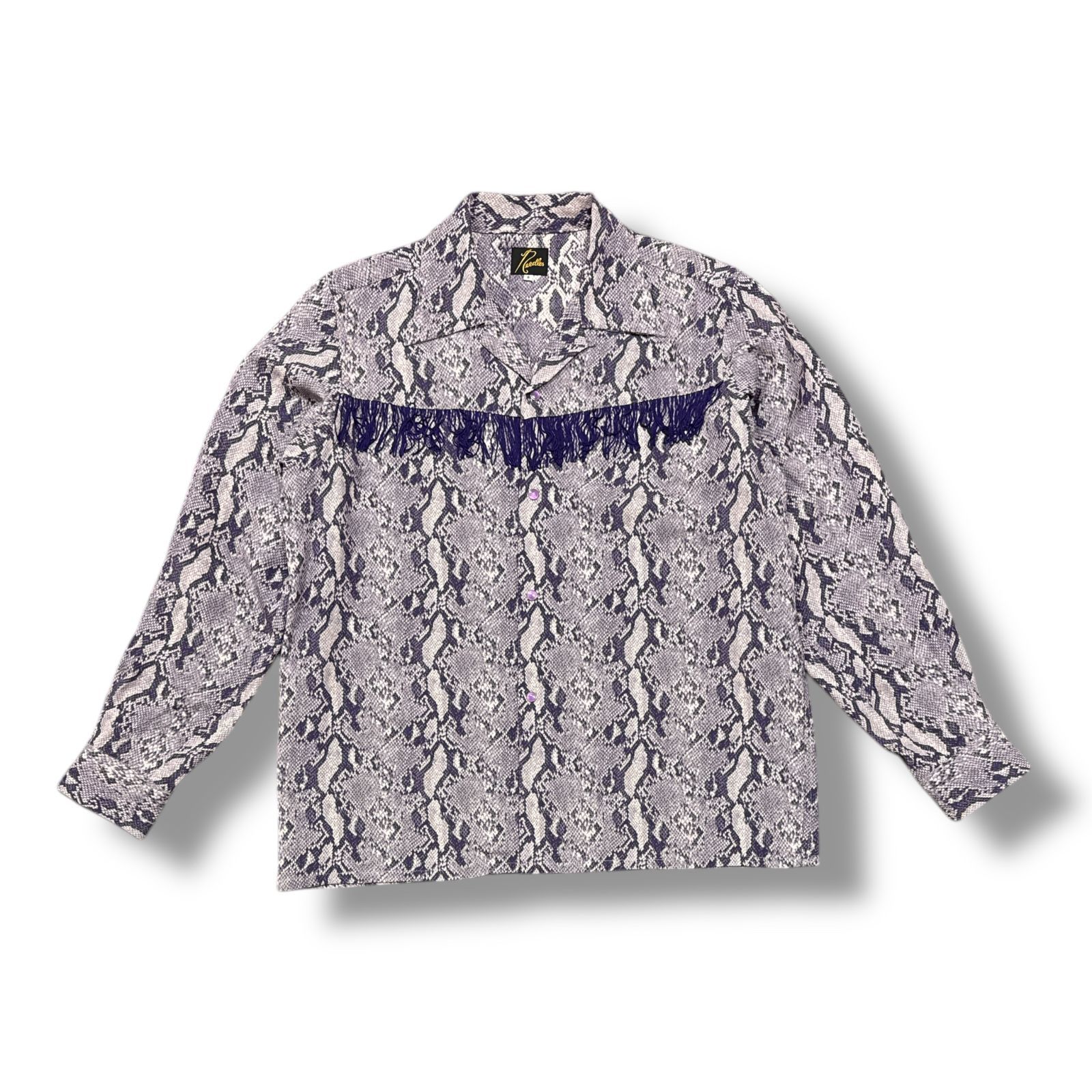 Needles FRINGE ONE-UP SHIRT フリンジワンアップシャツ ウエスタン オープン 開襟 ニードルス ニードルズ OT194 S 89847A4