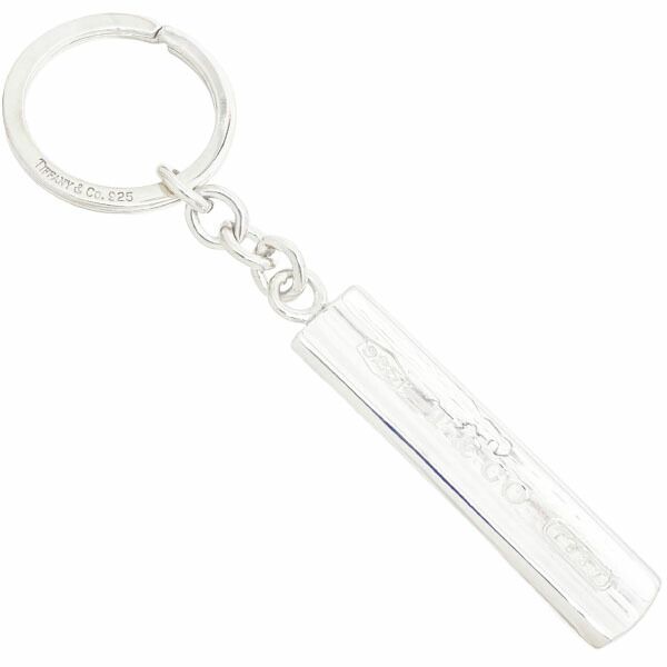 ティファニー キーホルダー 1837 バー キーリング スターリングシルバー SV925 TIFFANY-Co. ロゴ キーフック キー 鍵 シルバー小物 ブランド小物 ブランド小物