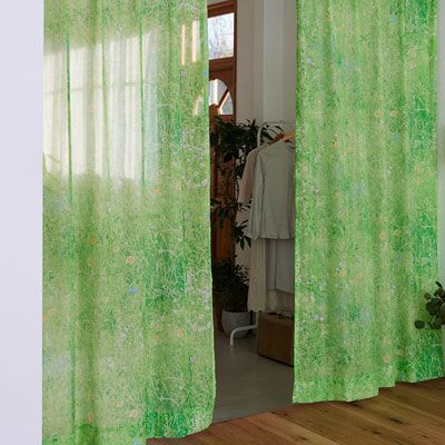 洗える 日本製 PEANUTS スヌーピー レース シアー 100×198cm 1枚入り フィールド ボイル field voile