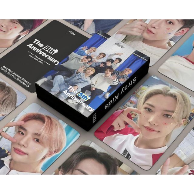 StrayKidsトレカ55枚セット5th Anniversary ロモカード - メルカリ