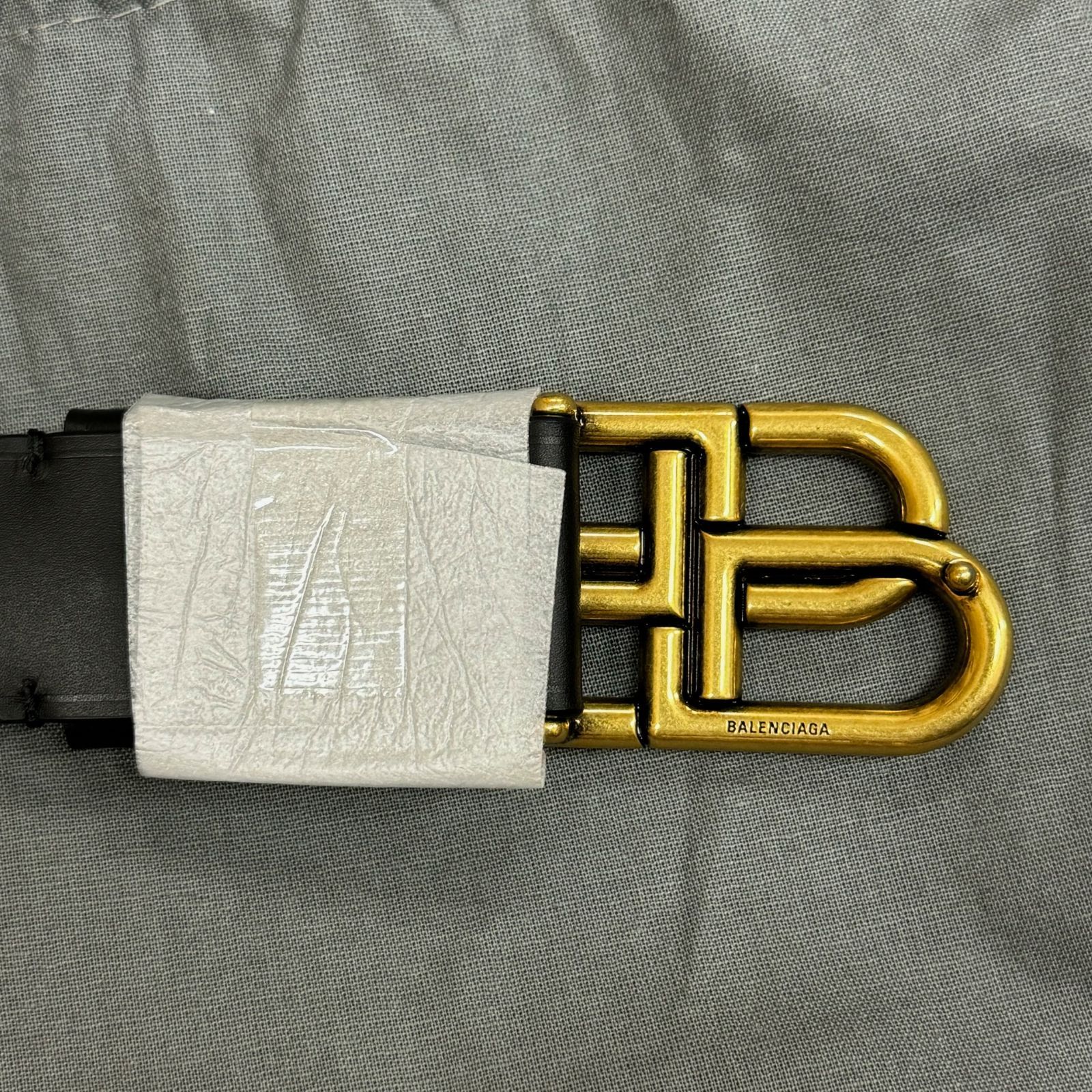 新品 BALENCIAGA BBバックルベルト バレンシアガ 570370・1000