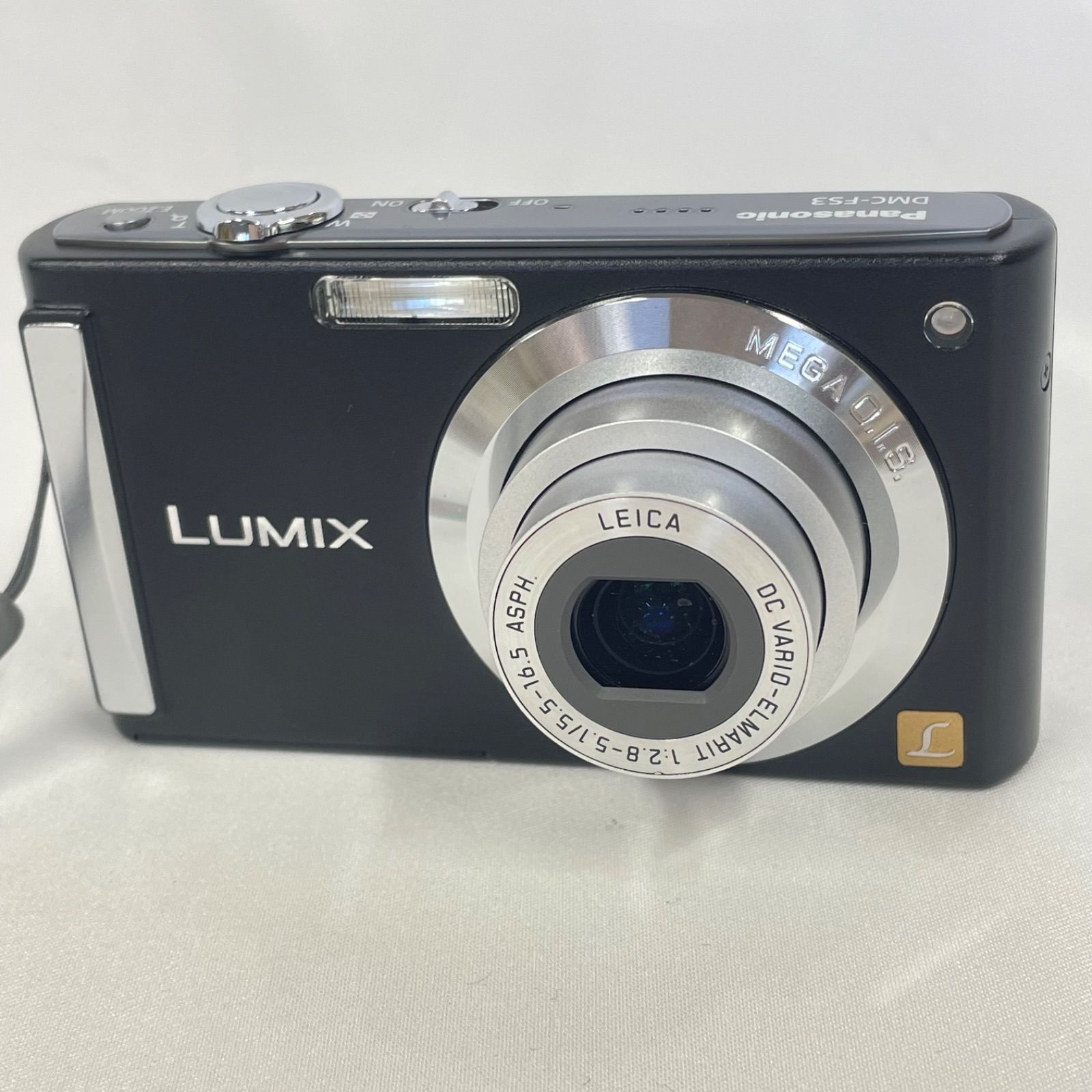 美品・箱付き】Panasonic LUMIX DMC-FS3 ブラック 動作品 MS-M0099 