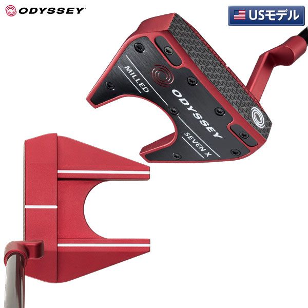 USモデル オデッセイ RED SEVEN X パター PT FORMOSA STEPPED BLK ザンダーシャウフェレ