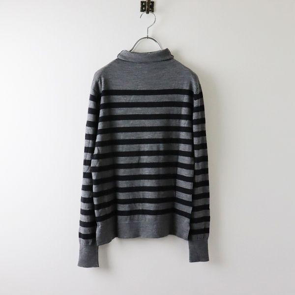 美品 MARGARET HOWELL JOHN SMEDLEY タートル ニット 2019SS 限定 マーガレットハウエル×ジョンスメドレー