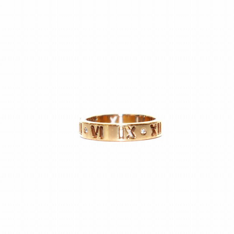 ティファニー TIFFANY & CO. アトラス 4Pダイヤ 指輪 リング ローマ 