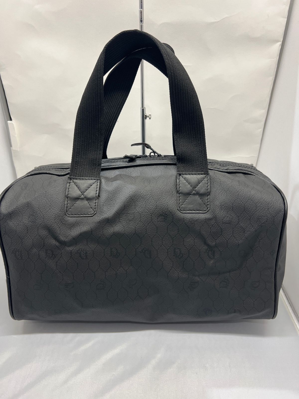 Christian Dior クリスチャンディオール ハニカム ミニボストンバッグ  