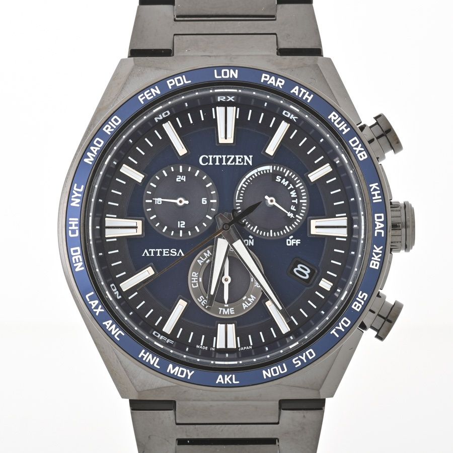 シチズン / CITIZEN アテッサ ACT Line ブラックチタンシリーズ CB5967-66L / E660-007C804 クオーツ  電波ソーラー 【未使用】 商品番号 E-155837 - メルカリ