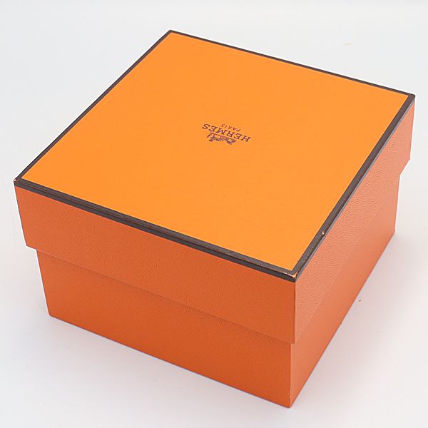 説明書付 エルメス 空箱/BOX 腕時計用 オレンジ レディース