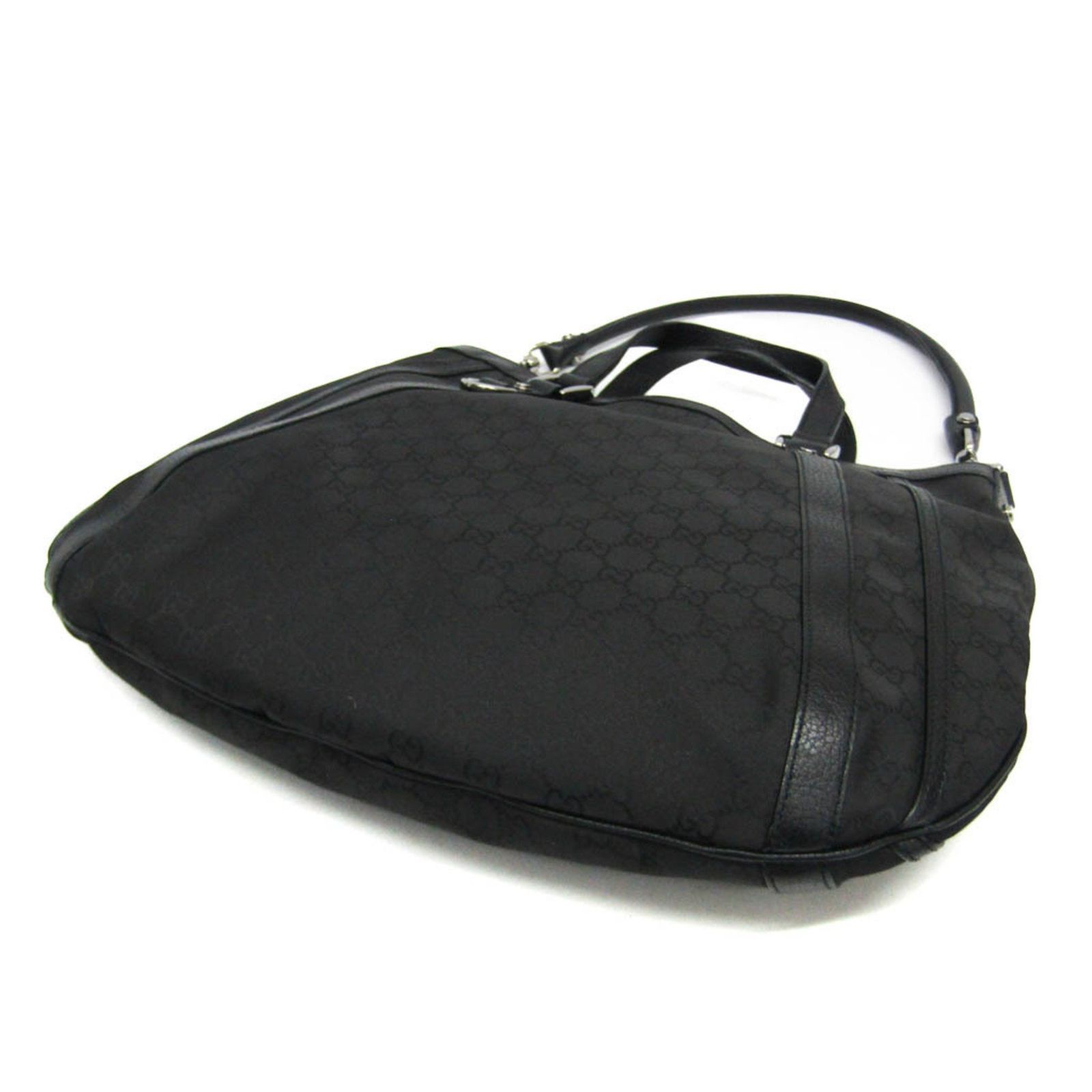 グッチ(Gucci) GG柄 268641 レディース レザー,ナイロン ハンドバッグ