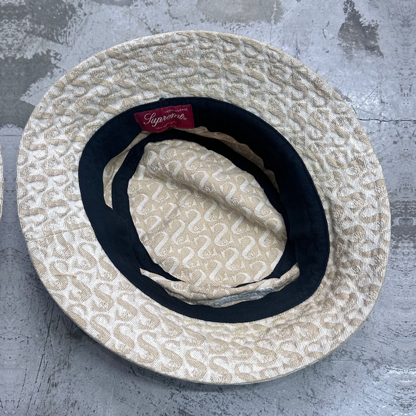 国内正規 Supreme 21AW Monogram Denim Crusher モノグラム デニム