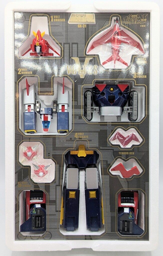 バンダイ　超合金魂 GX-31 ボルテスV 中古品 Yahoo!オークション -「超合金魂 gx-31 ボルテスv」の落札相場