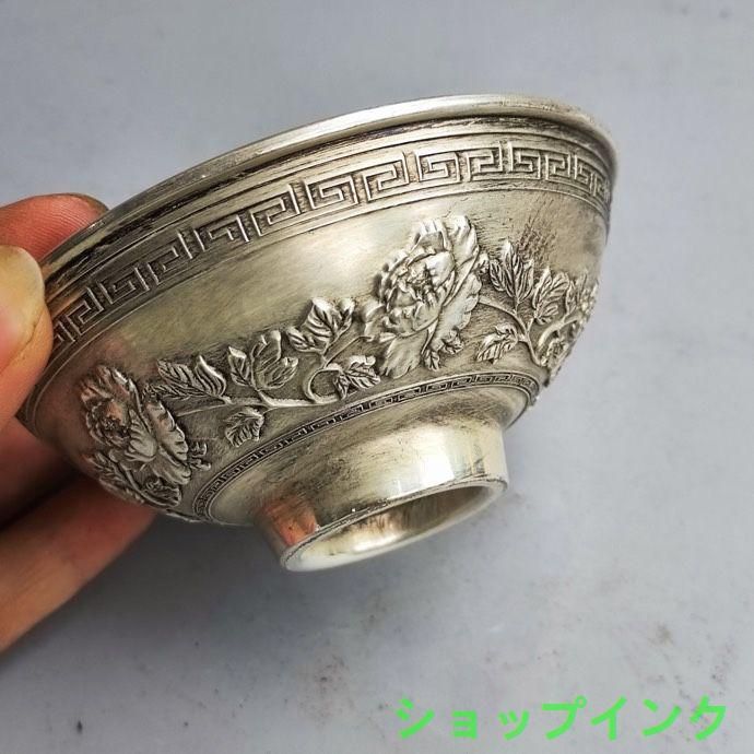 銅器 花開富貴碗 浮彫装飾碗 置物 装飾品 工芸品 美術品 銅器 花開富貴碗 浮彫装飾碗 置物 装飾品 工芸品 美術品