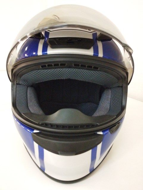 E731 人気 SHOEI × YAMAHA ショウエイ × ヤマハ ヘルメット L 59cm ブルー × グレー Z-7 T