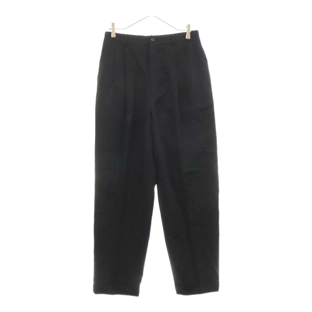 COMME des GARCONS HOMME (コムデギャルソンオム) 91AW AD1991 2タックウールトラウザーパンツ スラックス ブラック HP-05001S