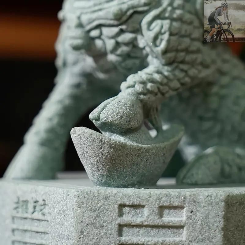 インテリア小物 【新品未使用】麒麟 置物 オブジェ 飾品 工芸品 幸運