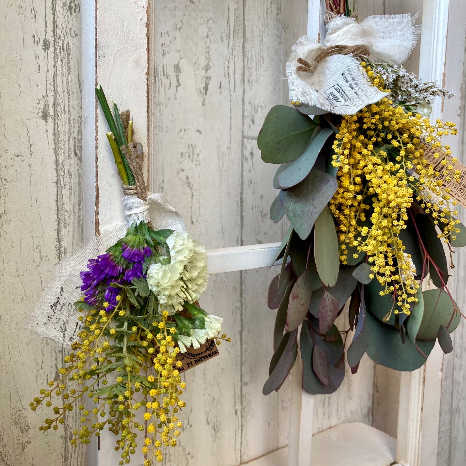 ドライフラワー スワッグ バンクシアとミモザ No.116 専用＊バンクシア