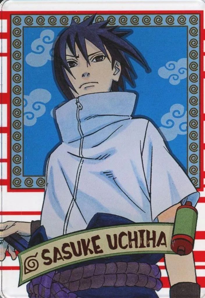 中古】キャラカード うちはサスケ 「NARUTO-ナルト- ステータスカード