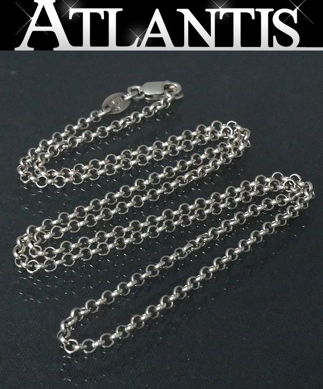 CHROME HEARTS 銀座店 クロムハーツ ロールチェーン ネックレス メンズ シルバー SV925 20インチ 96517