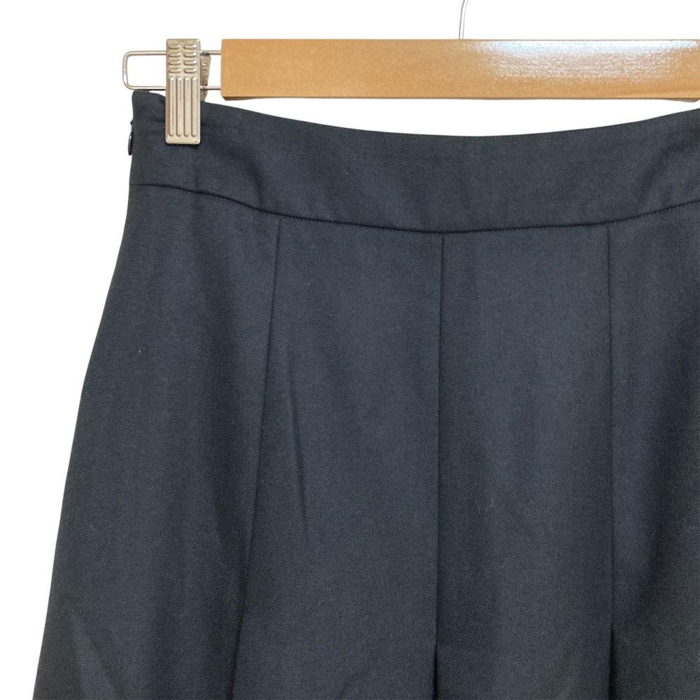 マーガレットハウエル Aラインプリーツスカート サイズ3 紺 【公式通販】