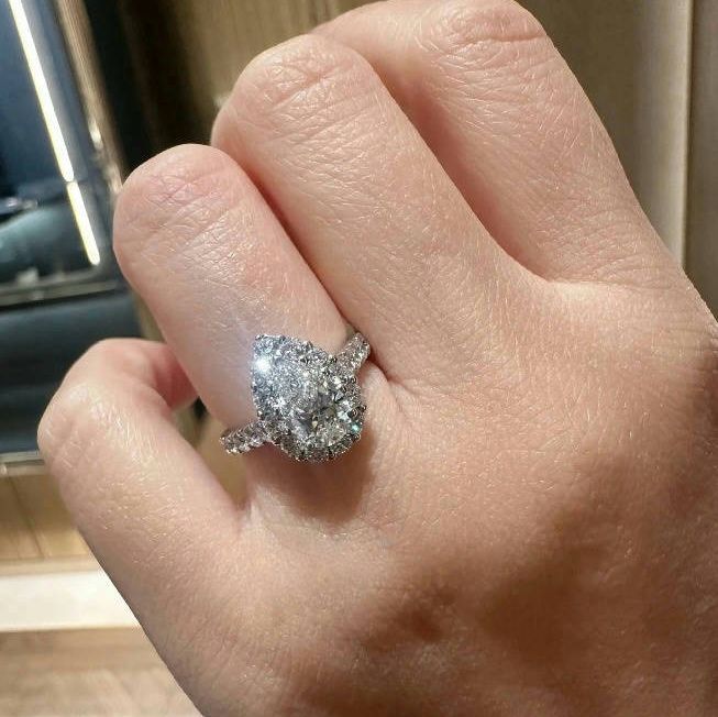 2ct ラボグロウン ダイヤモンドリング D カラーVS1 PT950 鑑定書 ラボグロウンダイヤモンドリング PT950 2ct D VS1 IGI鑑定書