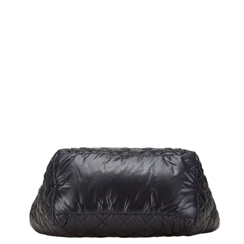 CHANEL シャネル コクーントートバッグ ハンドバッグ ナイロン レザー シャネル コココクーン ハンドバッグ トートバッグ ブラック ナイロン
