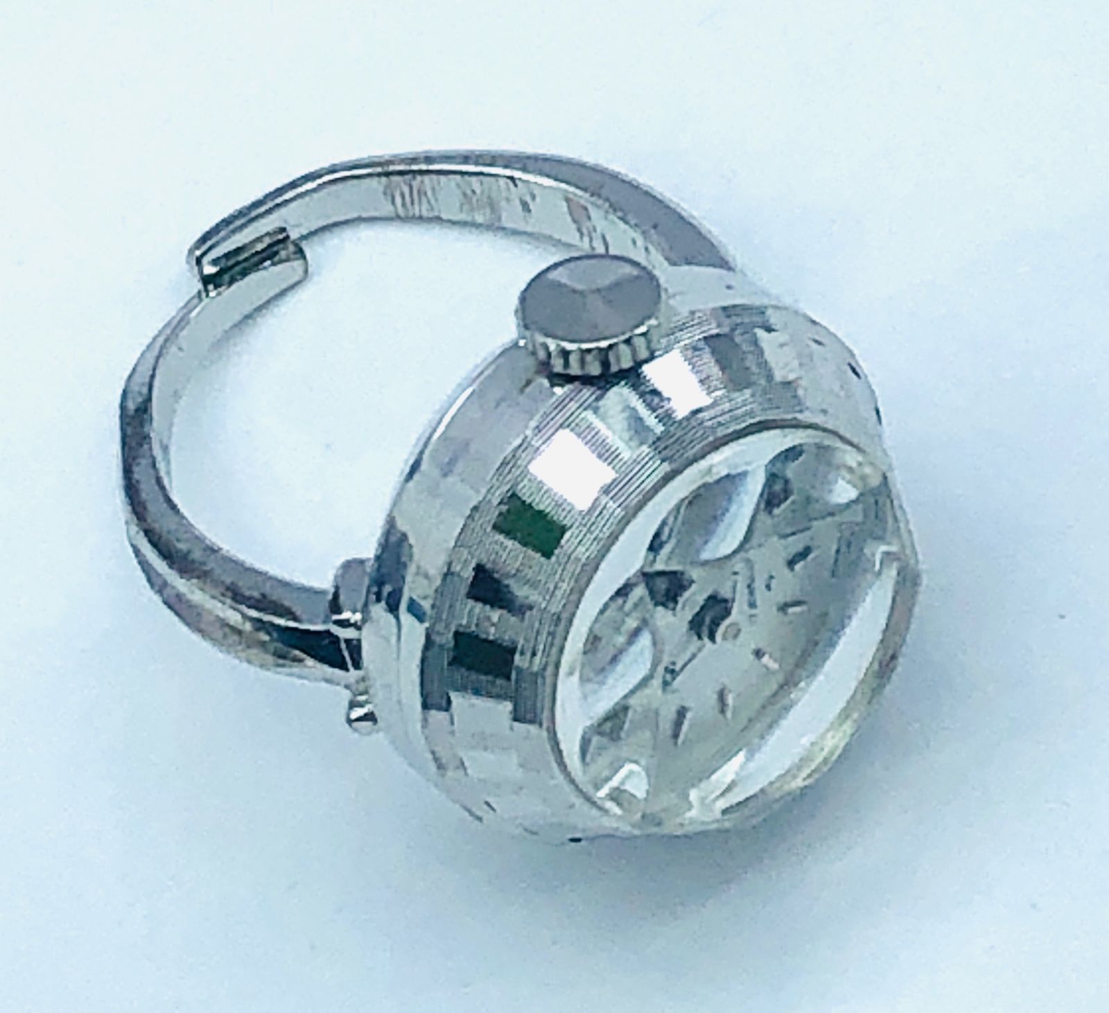 満点の ○セイコー 2針 手巻き 機械式 リングウォッチ 指輪時計 SEIKO 時計