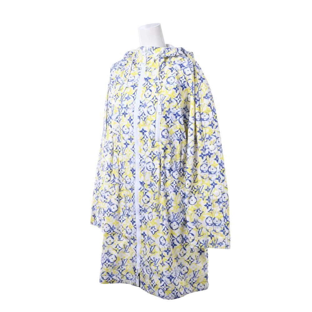 LOUIS VUITTON モノグラム ナイロン ジップアップ フード レインコート