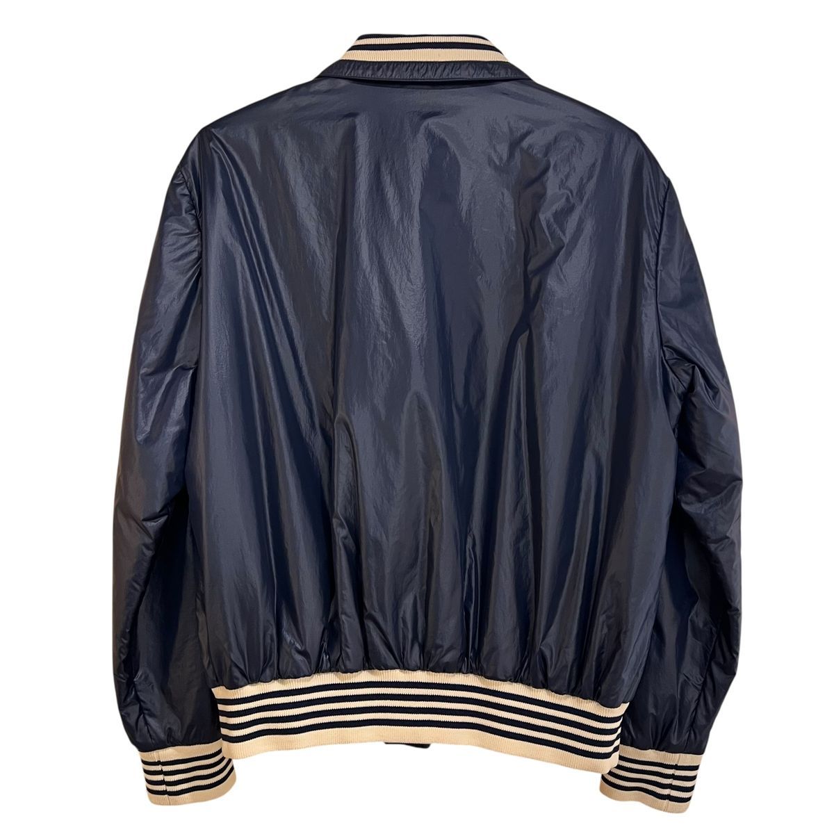 中古】 CELINE セリーヌ ブルゾン 軽量ナイロン ネイビー ブルー