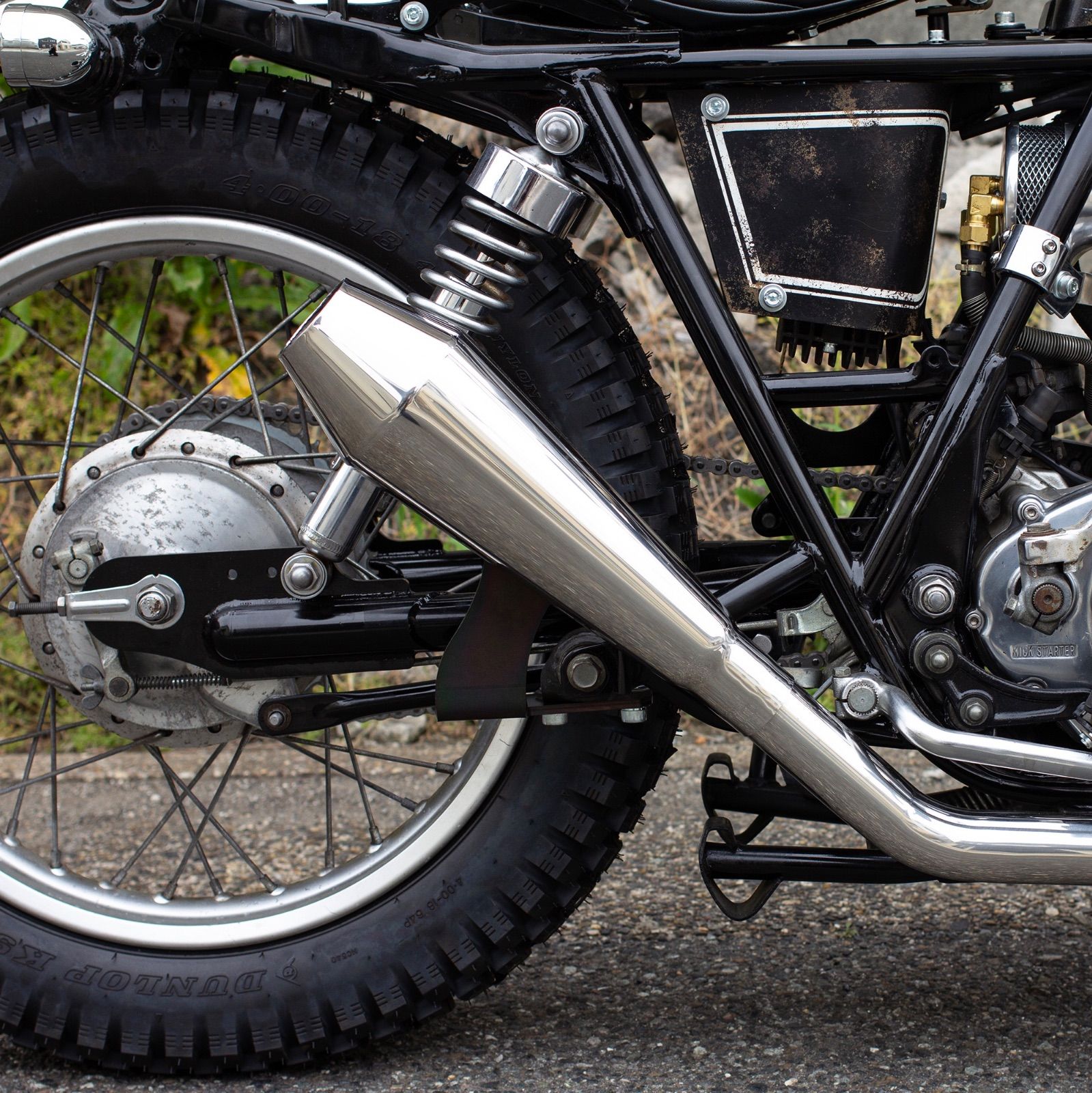 SR400|500用 ロングスイングアーム