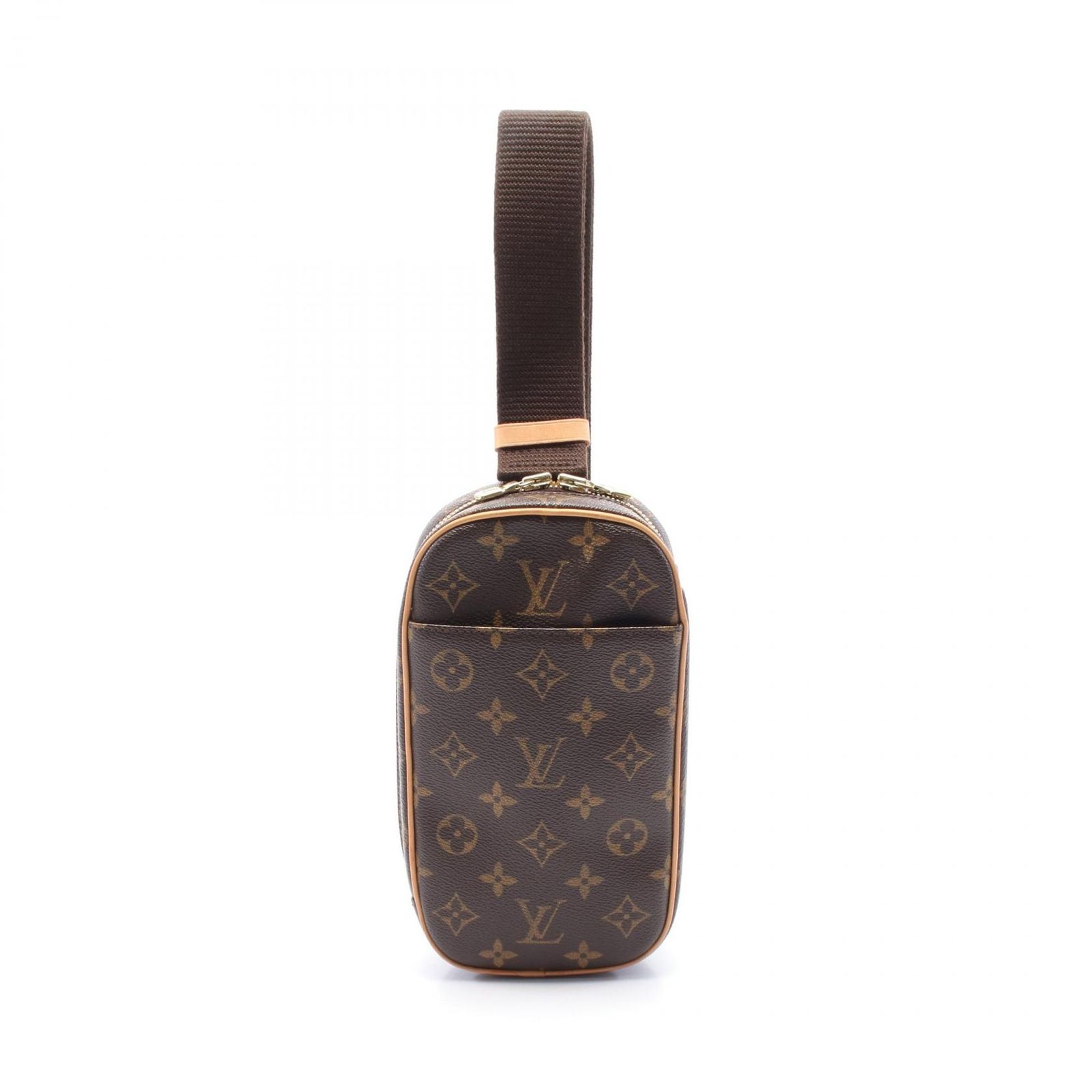 ルイ ヴィトン LOUIS VUITTON ウエストバッグ ボディバッグ ポシェットガンジュ M51870 PVCコーティングキャンバス レザー ポシェット ガンジュ ユニセックス Used A