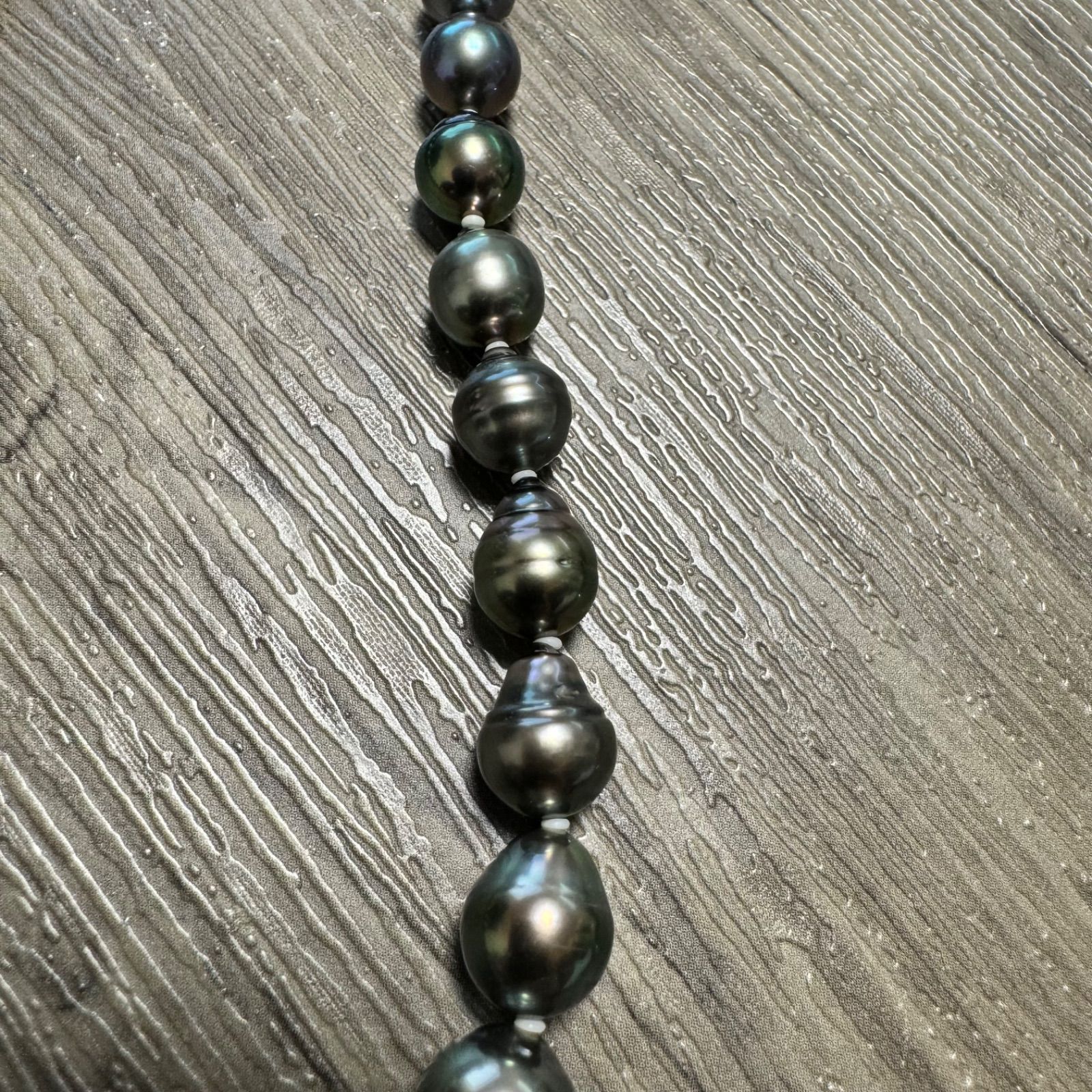 楽天市場】13mm 黒蝶真珠 ネックレス 鑑別書付 13ミリ大珠の気品