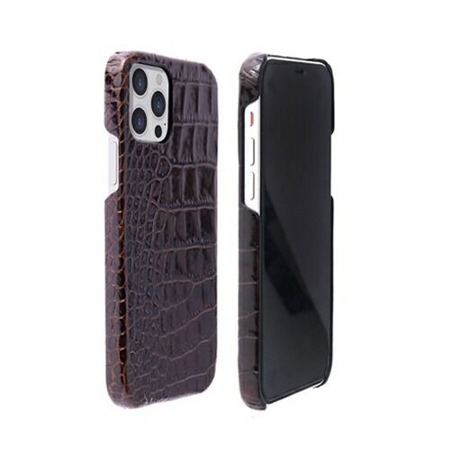 abbi SIGNATURE LIPARI イタリアンレザーバックカバー for iPhone 13 Pro ダークブラウン ABS21821i13PBR