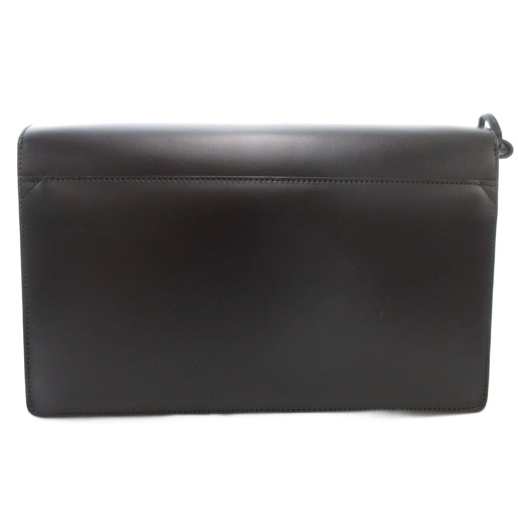 アルフレッドダンヒル ALFRED DUNHILL クラッチバッグ セカンドバッグ レザー 黒 ブラック AE GY18