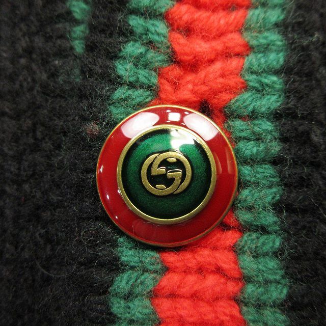 18SS グッチ GUCCI シェリーライン オーバーサイズ ケーブルニット  