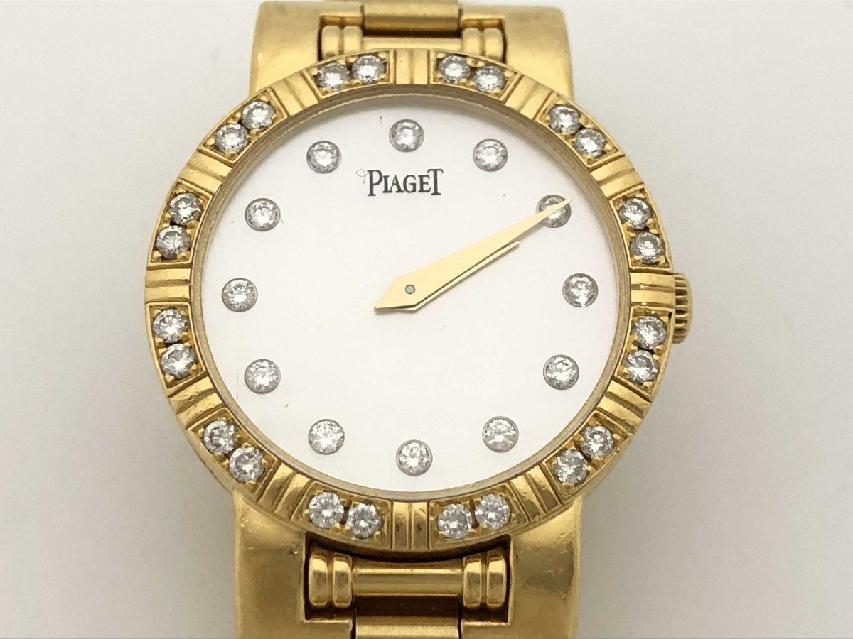 PIAGET ピアジェ ダンサー 80564 k18 619483 クオーツ 腕時計 レディース 金無垢 ビンテージ 金