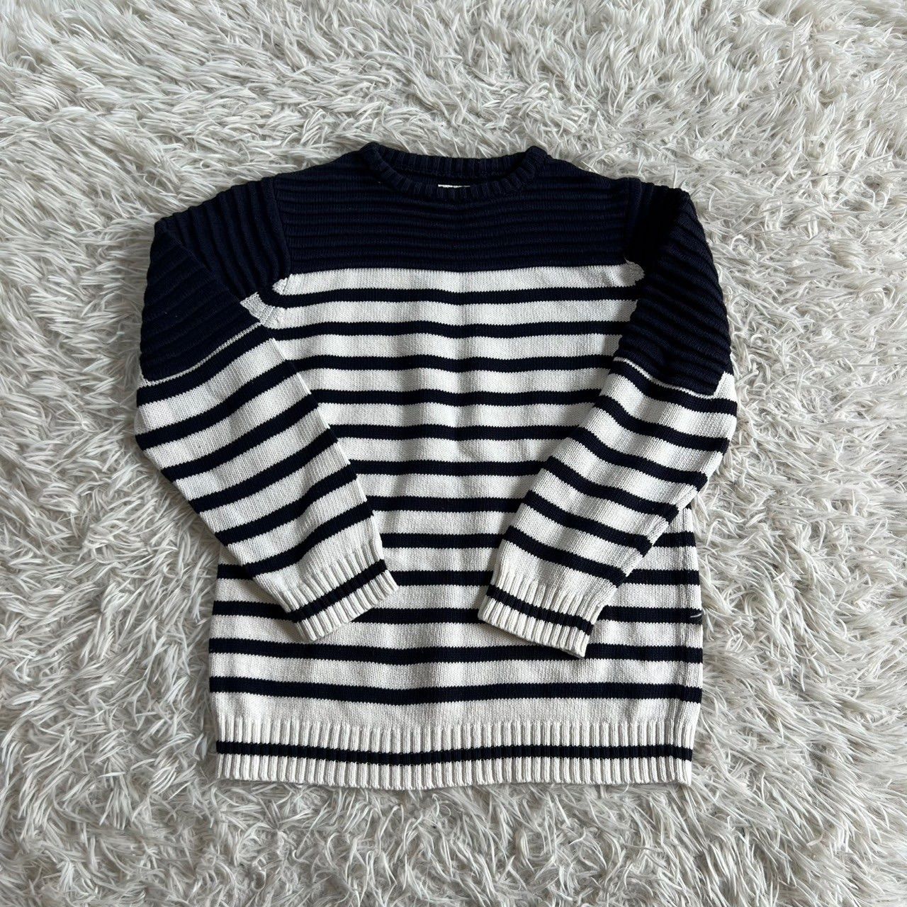 美品】ZARA （ザラ） キッズ 長袖ボーダーニット 長袖ボーダーセーター 