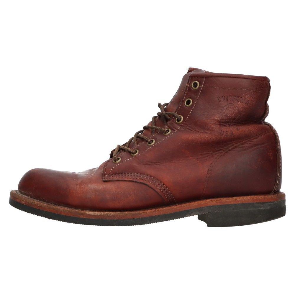 CHIPPEWA (チペワ) CORDVANコートバン 黒タグ レザー レースアップ ...