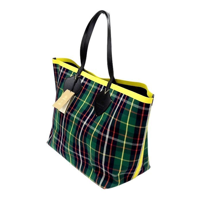 バーバリー BURBERRY ジャイアント リバーシブル タータントート 