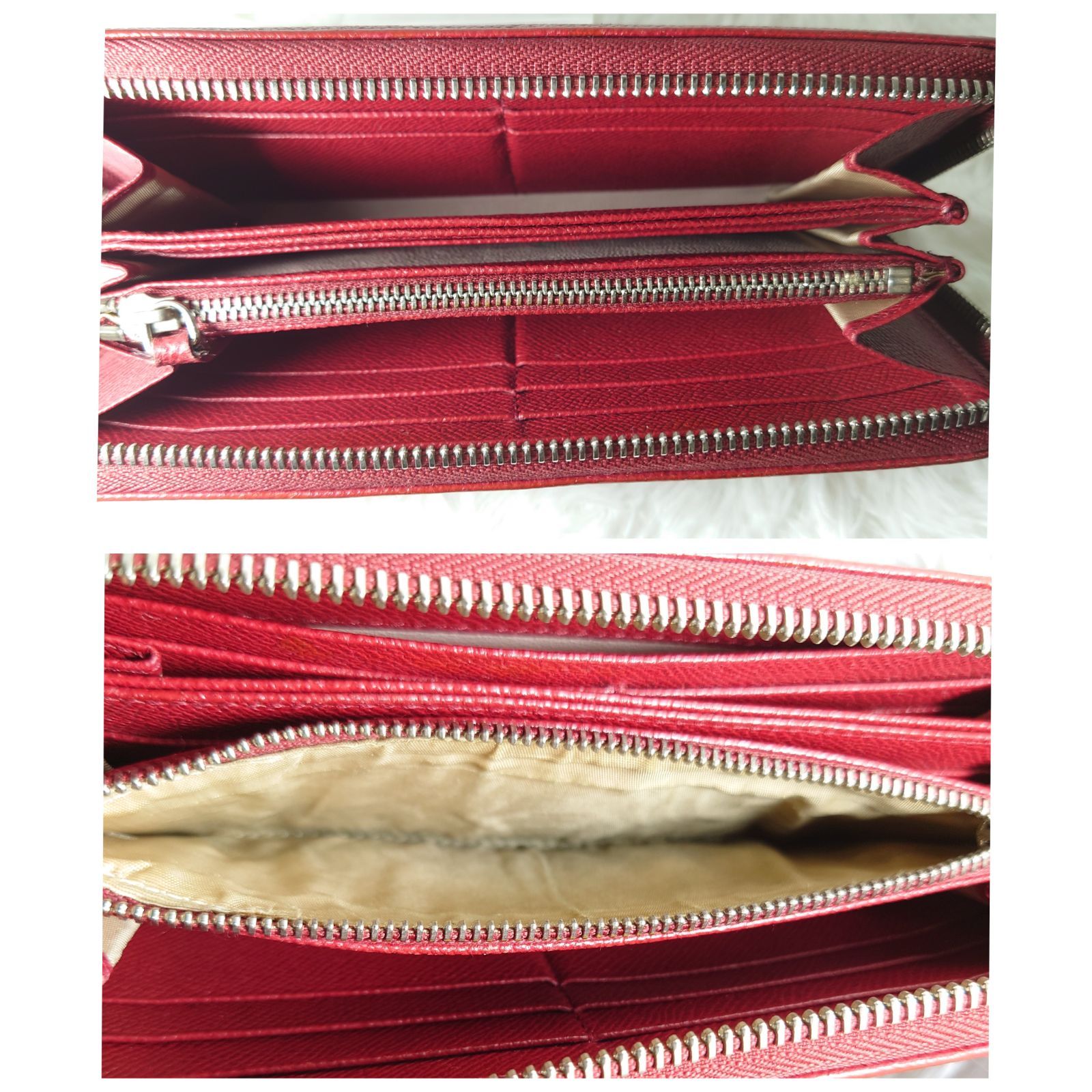 BVLGARI】ブルガリ レザー 長財布 ラウンドファスナー ラウンドジップ