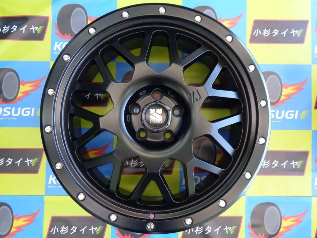 8.5J-20インチ 5H114.3 +35 XTREME-J XJ04 中古 アルミ ホイール 4本 トヨタ ハリアーなどに♪