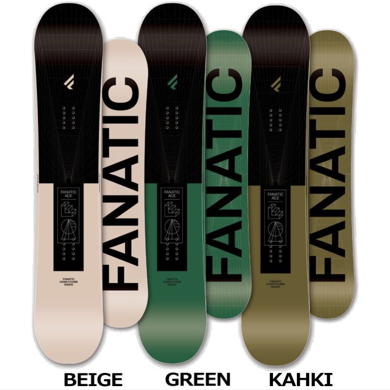 150cm 50％OFF 【即納】 メンズ レディース スノーボード 板 型落ち FANATIC ACE GREEN 23-24 ファナティック グラトリ キャンバー