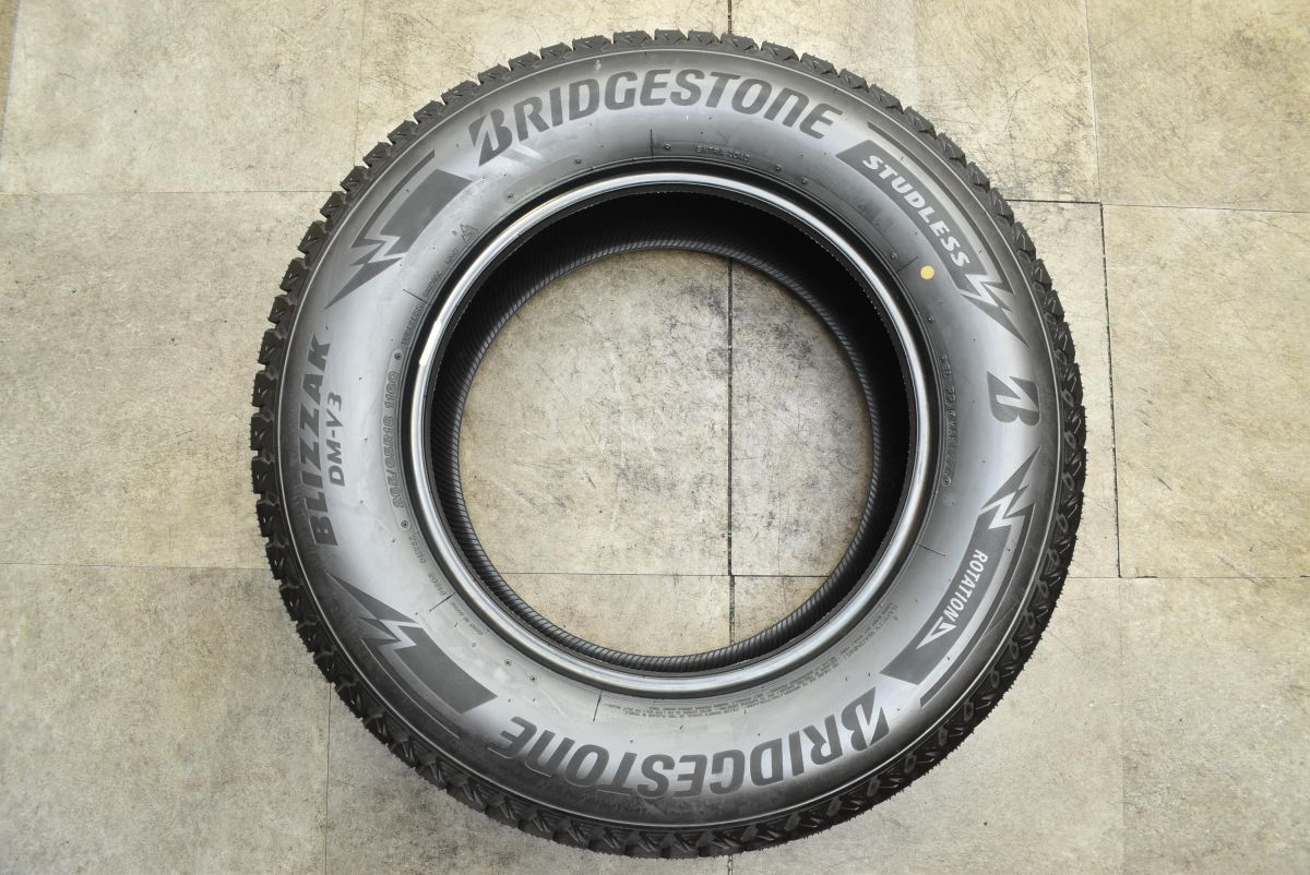 当店人気NO.1。 バリ溝 イボ付 ブリヂストン ブリザック DM-V3 265|65R18 4本セット 4本セット LX600 ランクル300|250 FJクルーザー エスカレード 只今タイムセール中。