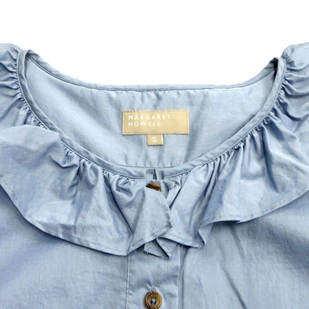 美品 MARGARET HOWELL MHL マーガレットハウエル シアー コットン 
