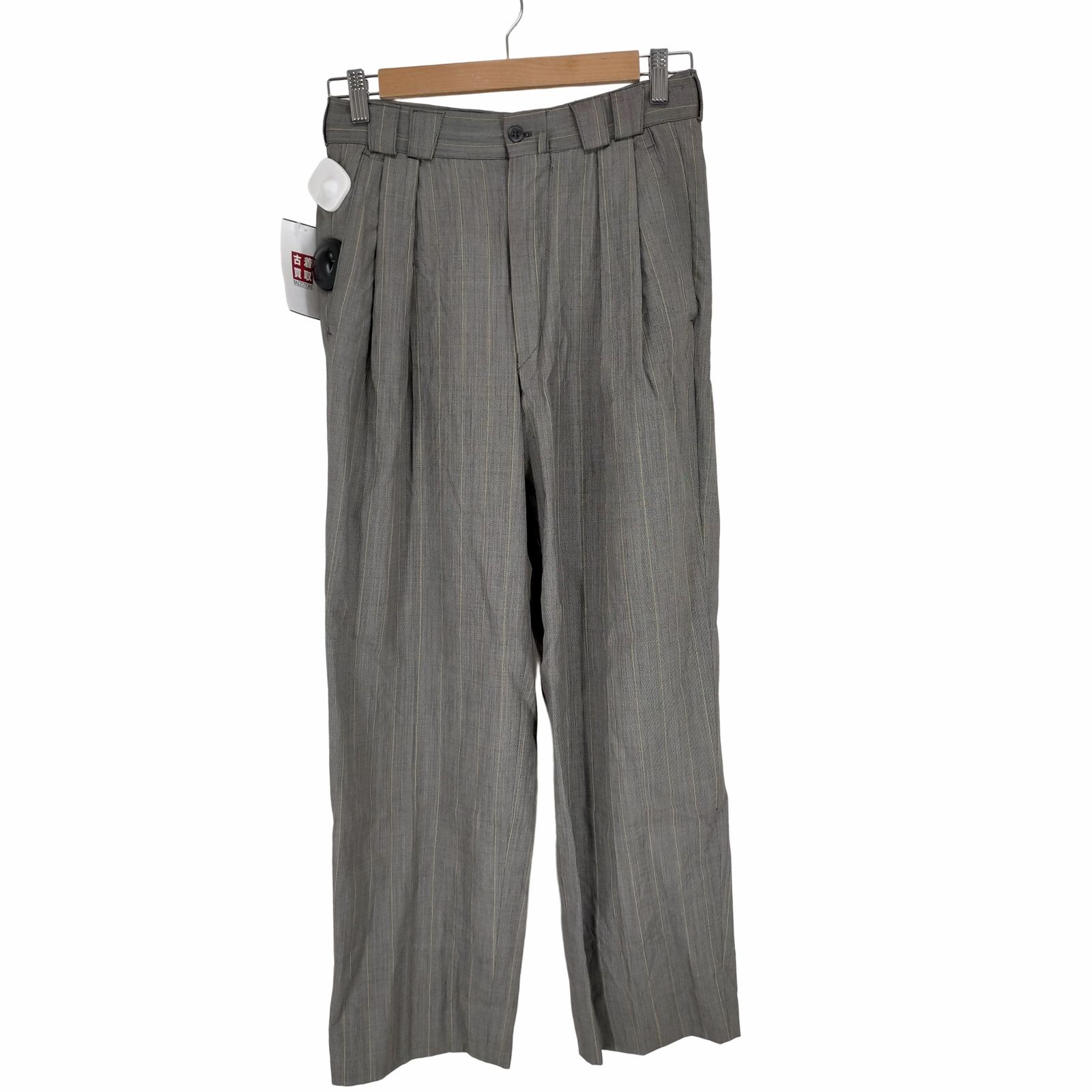 ジャンニヴェルサーチ GIANNI VERSACE 90s 2タックウールストライプ