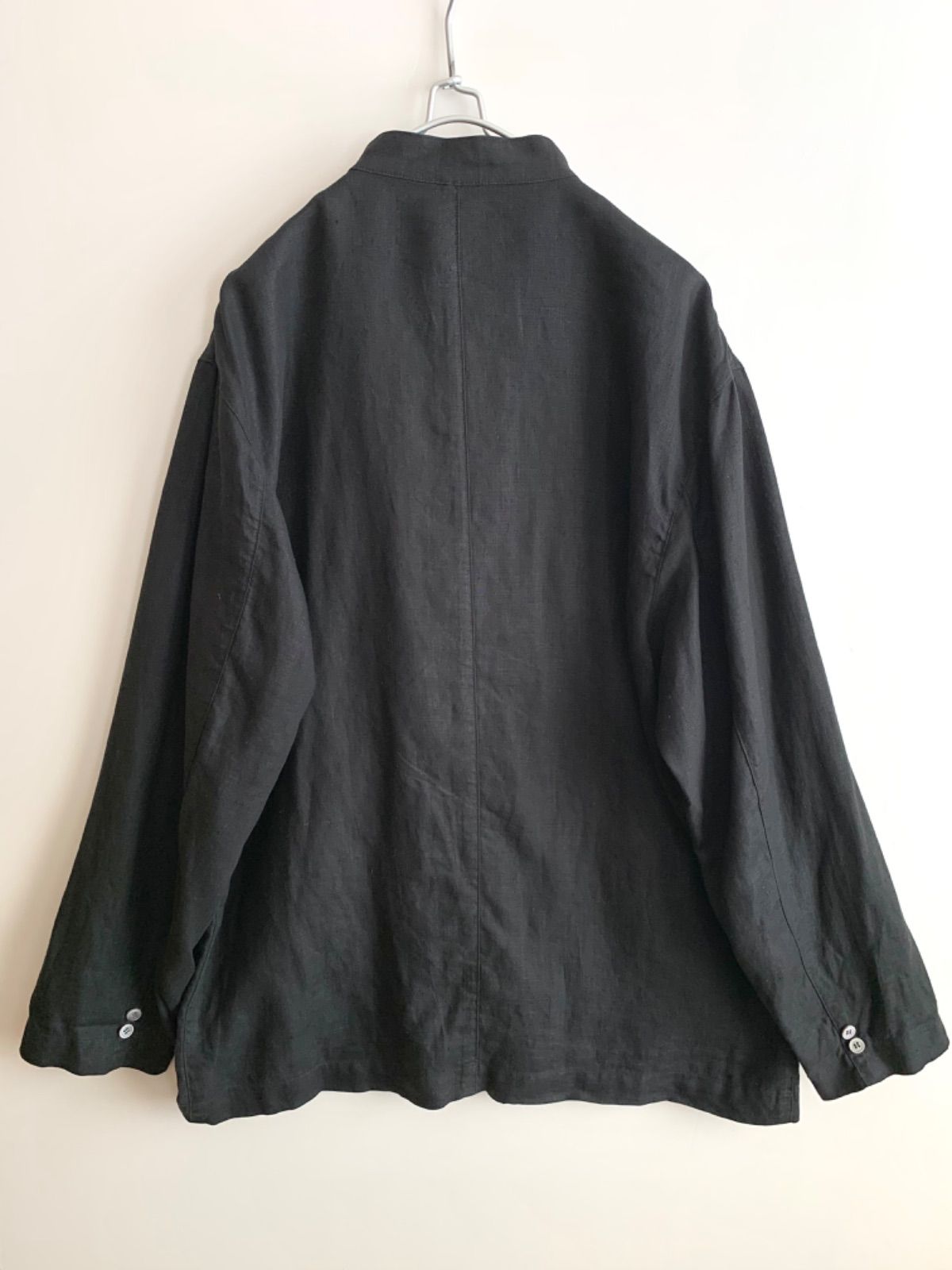 美品❗️ PAPAS パパス リネン チャイナシャツジャケット - メルカリ