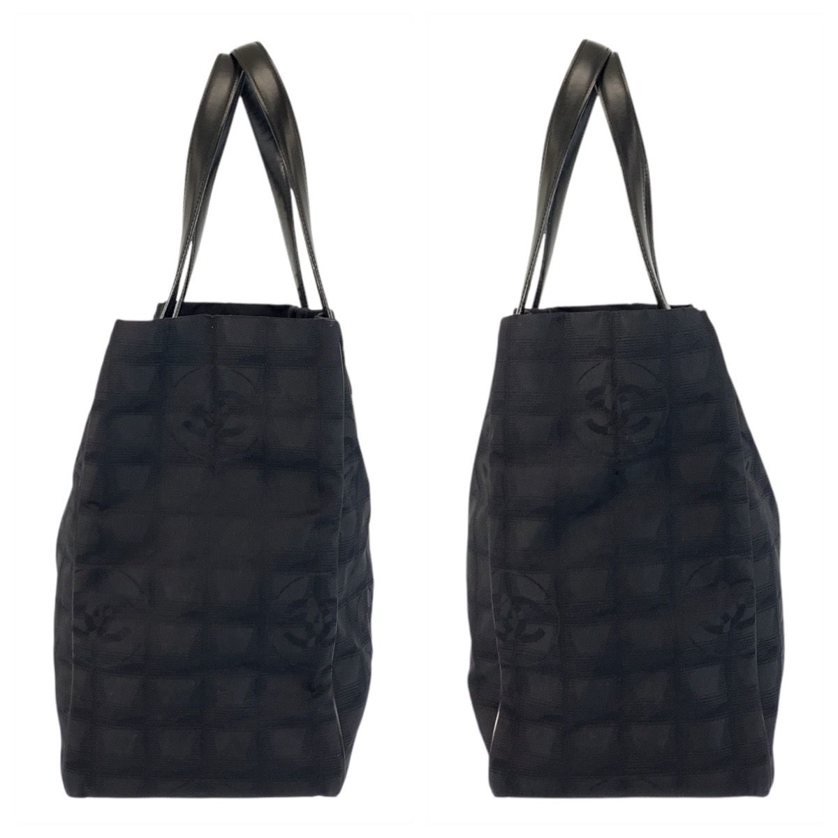 美品 CHANEL シャネル ニュートラベルライン ブラック 黒 ゴールド金具  