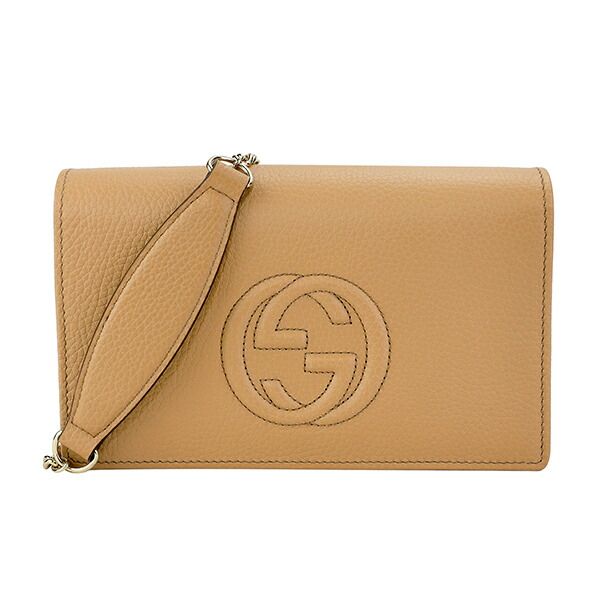新品 グッチ GUCCI ショルダーバッグ ソーホー ローズベージュ - メルカリ