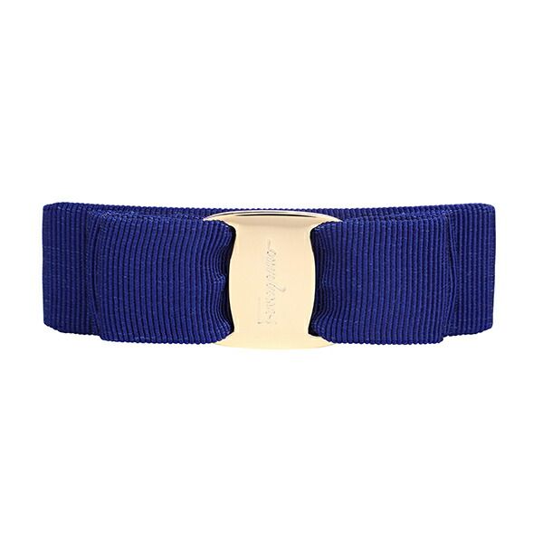 新品未使用　フェラガモ バレッタ　ブルー　FERRAGAMO 新品 フェラガモ FERRAGAMO バレッタ バレッタ ゴルフォブルー