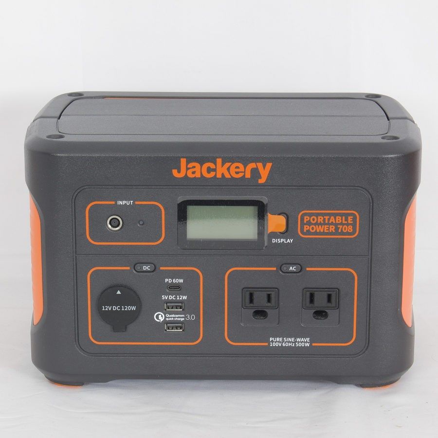 美品】Jackery 708 PTB071 大容量 191400mAh/708Wh ポータブル電源 蓄電池 バッテリー ジャクリ 本体 - メルカリ